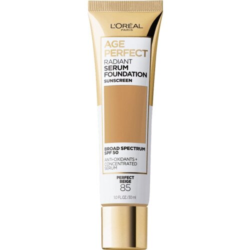 L'Oreal Paris Age Perfect Radiant Serum Foundation with SPF 50 - Perfect Beige