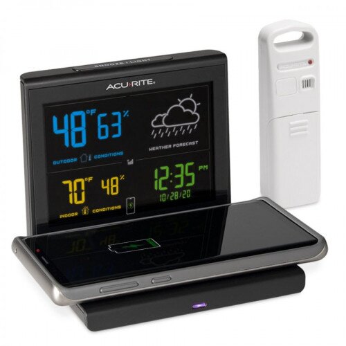 AcuRite Weather Forecaster with Wireless Charging Pad