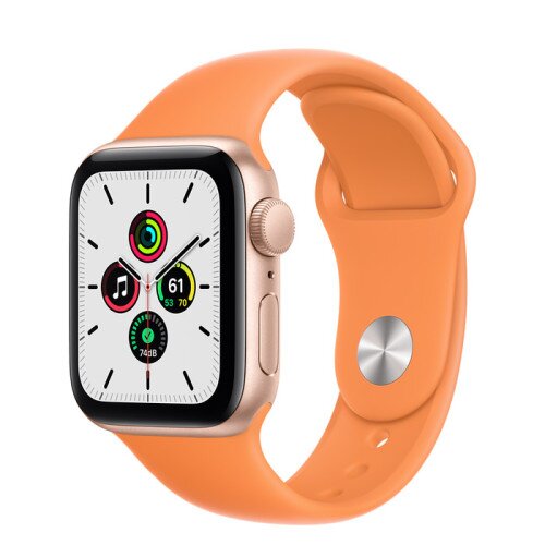 Apple Watch Sport SE Gold Aluminum Case with Sport Band - Marigold - 40mm