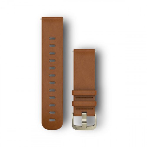 Garmin Quick Release Bands (20 mm) - Light Brown Leather Band