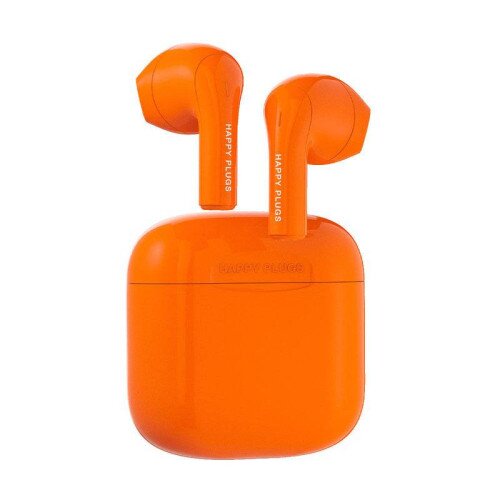 Happy Plugs Joy Pink True Wireless Headphones - Orange