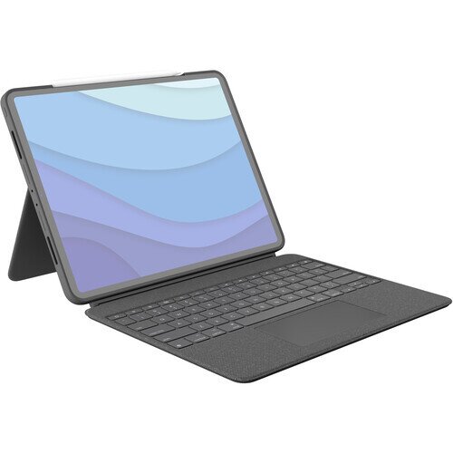 Logitech Combo Touch Backlit Keyboard Case with Trackpad for iPad Pro 11-inch (1st, 2nd, 3rd gen) - Oxford Grey