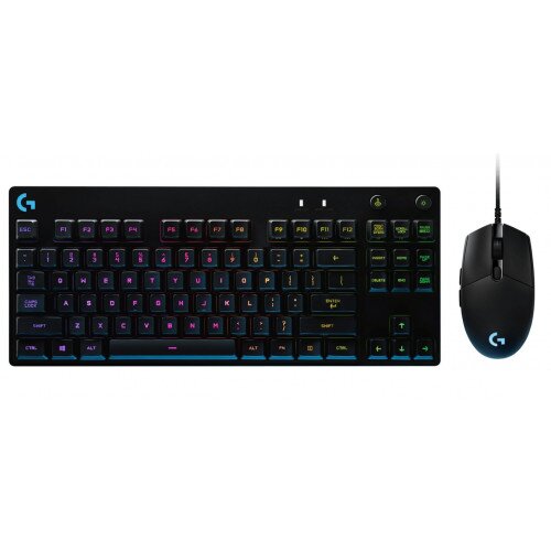 Logitech PRO Wired Gaming Mouse + Pro Mechanical Gaming Keyboard