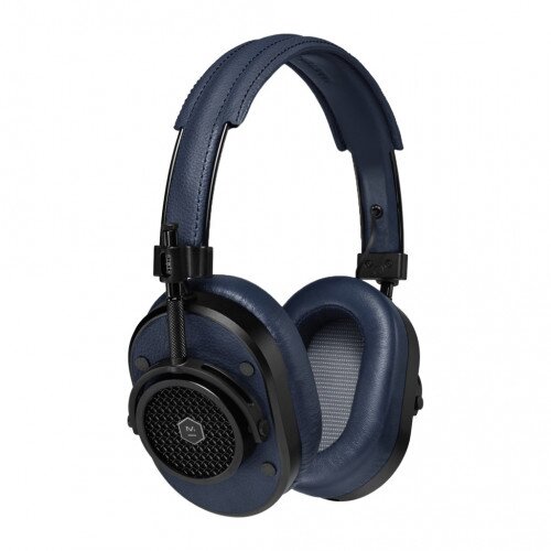 Master & Dynamic MH40 Over-Ear Headphones - Black Metal / Navy Leather