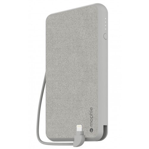 mophie Powerstation Plus XL with Lightning Connector - Heather Grey