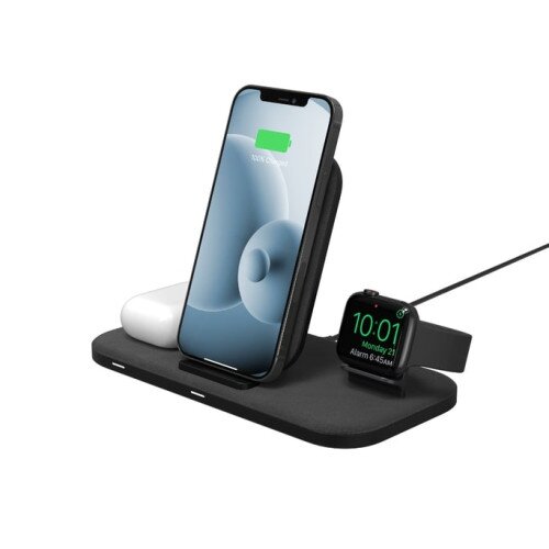 mophie 3-in-1 15W Wireless Charging Stand