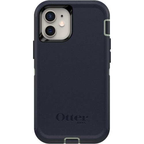 OtterBox iPhone 12 mini Case Defender Series - Varsity Blues (Sage / Blue)