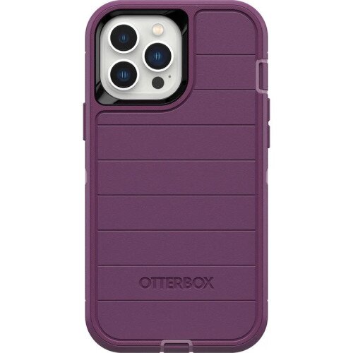 OtterBox iPhone 13 Pro Max and iPhone 12 Pro Max Case Defender Series Pro - Happy Purple