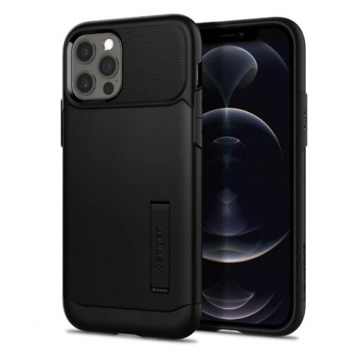 Spigen iPhone 12 / iPhone 12 Pro Case Slim Armor - Black