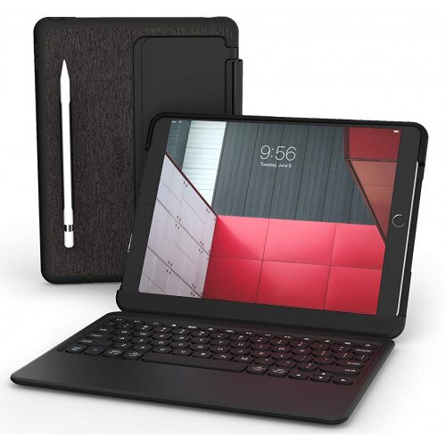 ZAGG Nomad Book Detachable, Wireless Keyboard & Case for Apple 10.5-inch/9.7-inch iPad & Samsung Tab