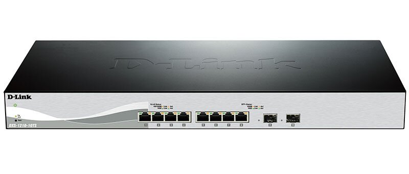 D-Link 8-port 10GBASE-T and 2-port 10GBASE-T/SFP+ combo port