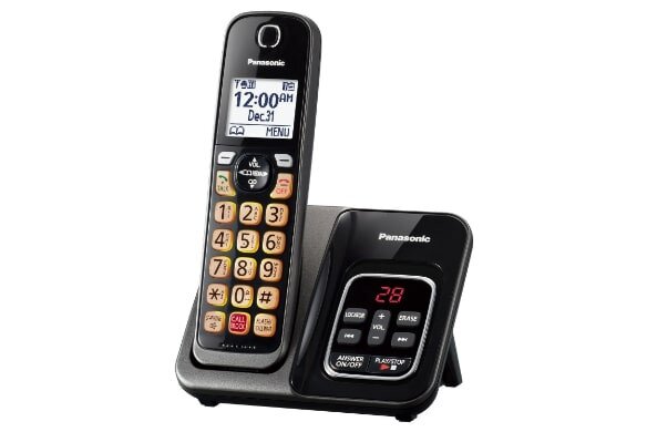 Panasonic Cordless Phone System with Digital Answering Machine, KX